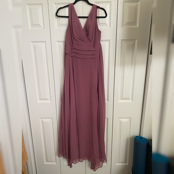 David's Bridal | Dresses | Davids Bridal Mauve Bridesmaids Dress | Poshmark
